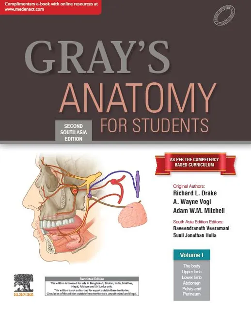 Gray’s Anatomy For Students ( 2 vol set) South Asian Edition